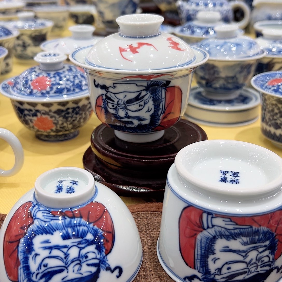 S****n正宗柴窑盖碗单杯套装