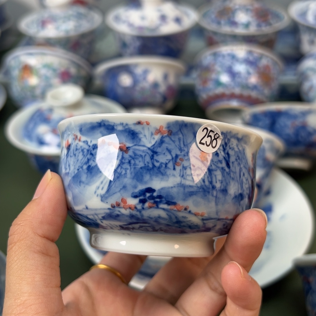 木木景德镇纯手工纯手绘茶具250