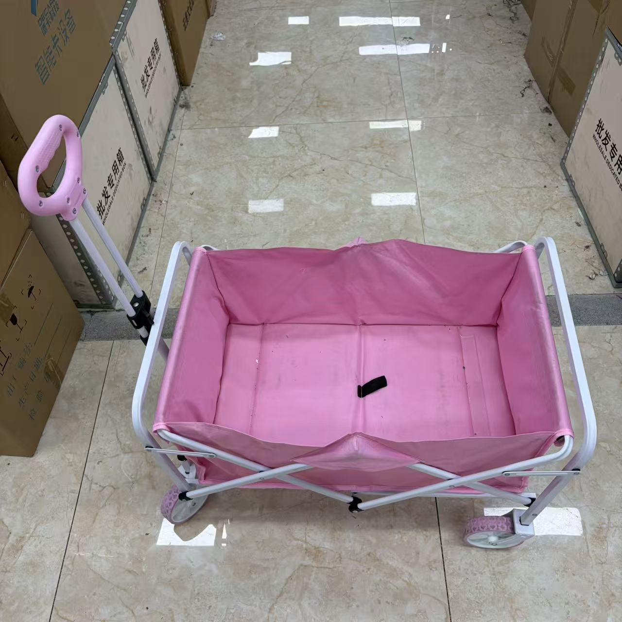 网红营地车野餐露营收纳便携可折叠户外小推车----SJ