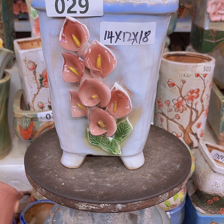 紫砂花盆粗陶材质多肉花盆