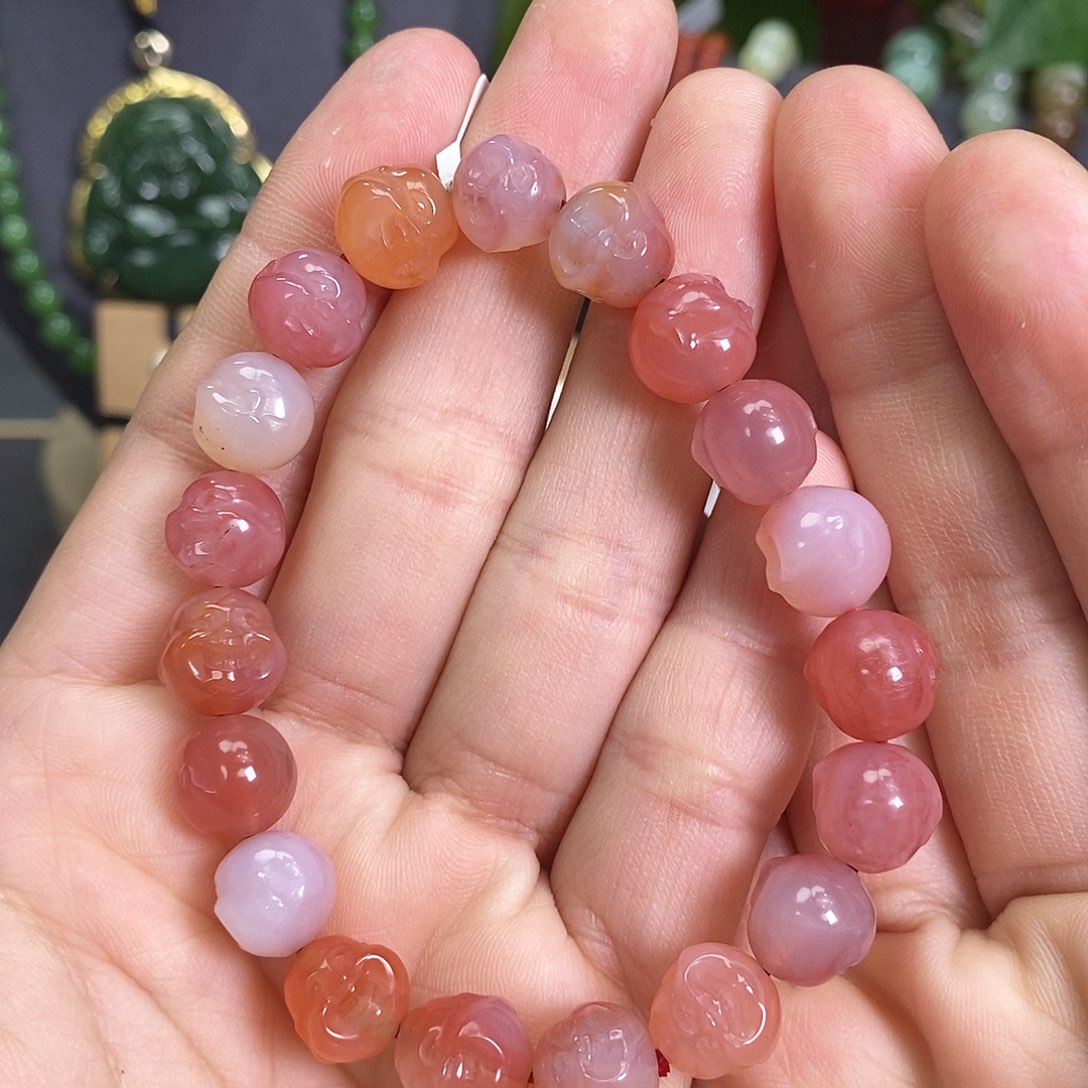 玛瑙/玉髓手串未镶嵌FS