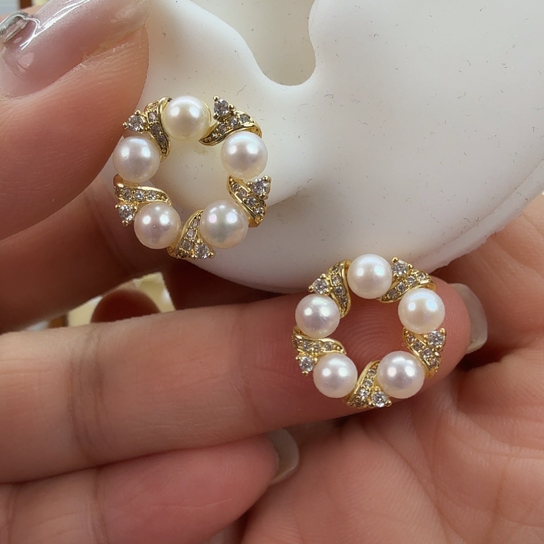 耳饰淡水珍珠未镶嵌145