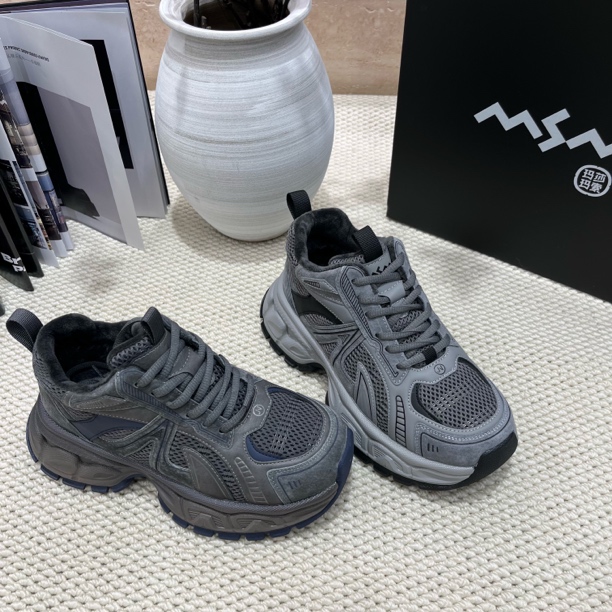 270-206玛莎玛索加绒老爹鞋百搭圆头增高显脚小休闲运动鞋
