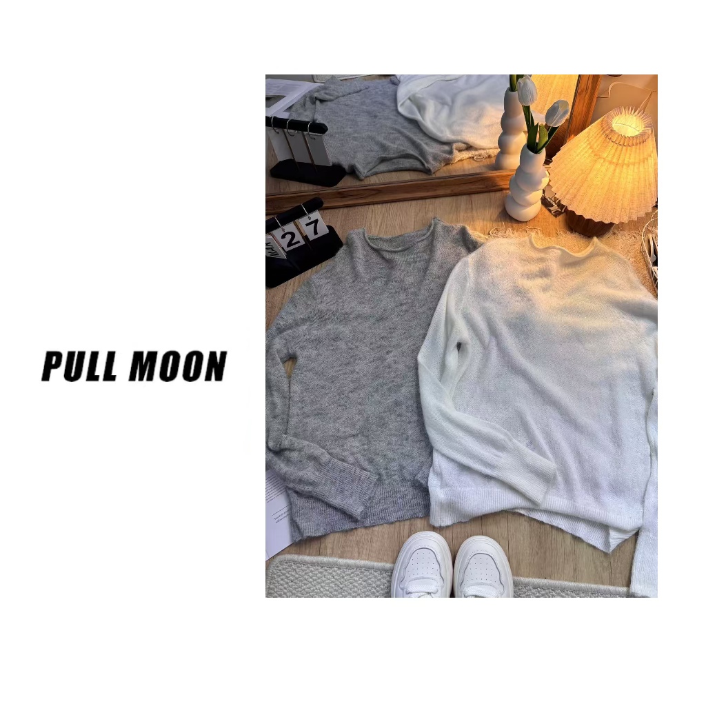 910-33/120 CF 圆领薄款高级感套头宽松针织衫 MY/1106 Z888