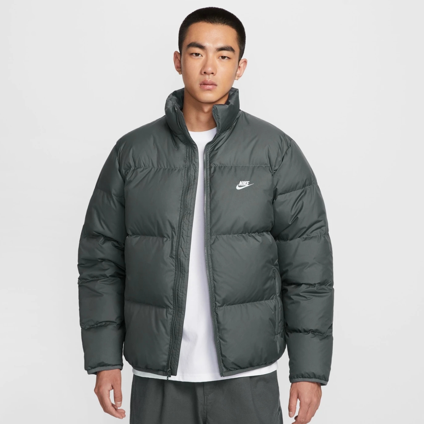 NIKE/耐克Therma-FIT简约休闲防寒立领拉链羽绒服 男款 IB2976068