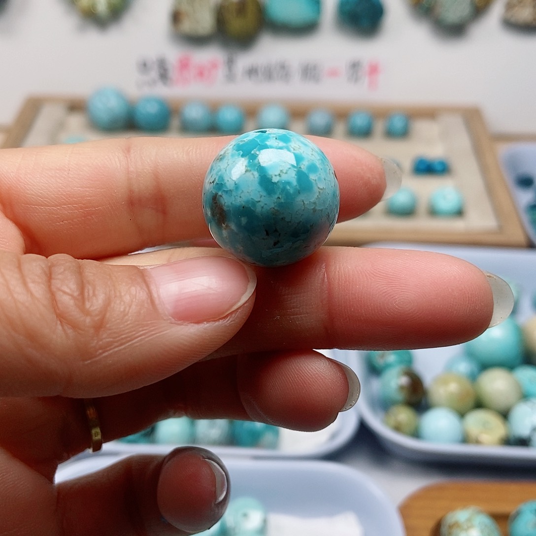 绿松石珠宝半成品未镶嵌