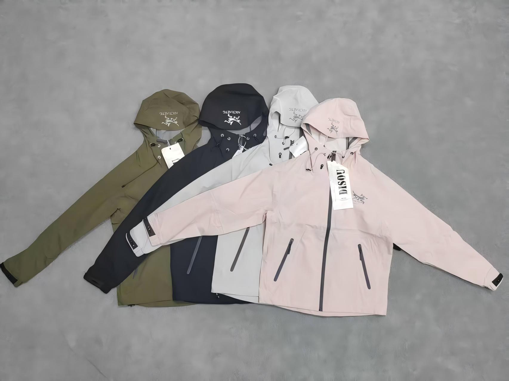【DK专属】户外防风外套春秋印花款登山服冲锋衣夹克-PW-9188