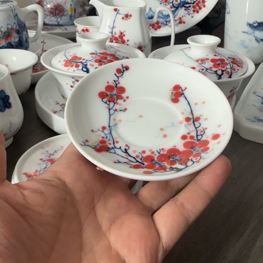 J***C景德镇釉下青花五彩