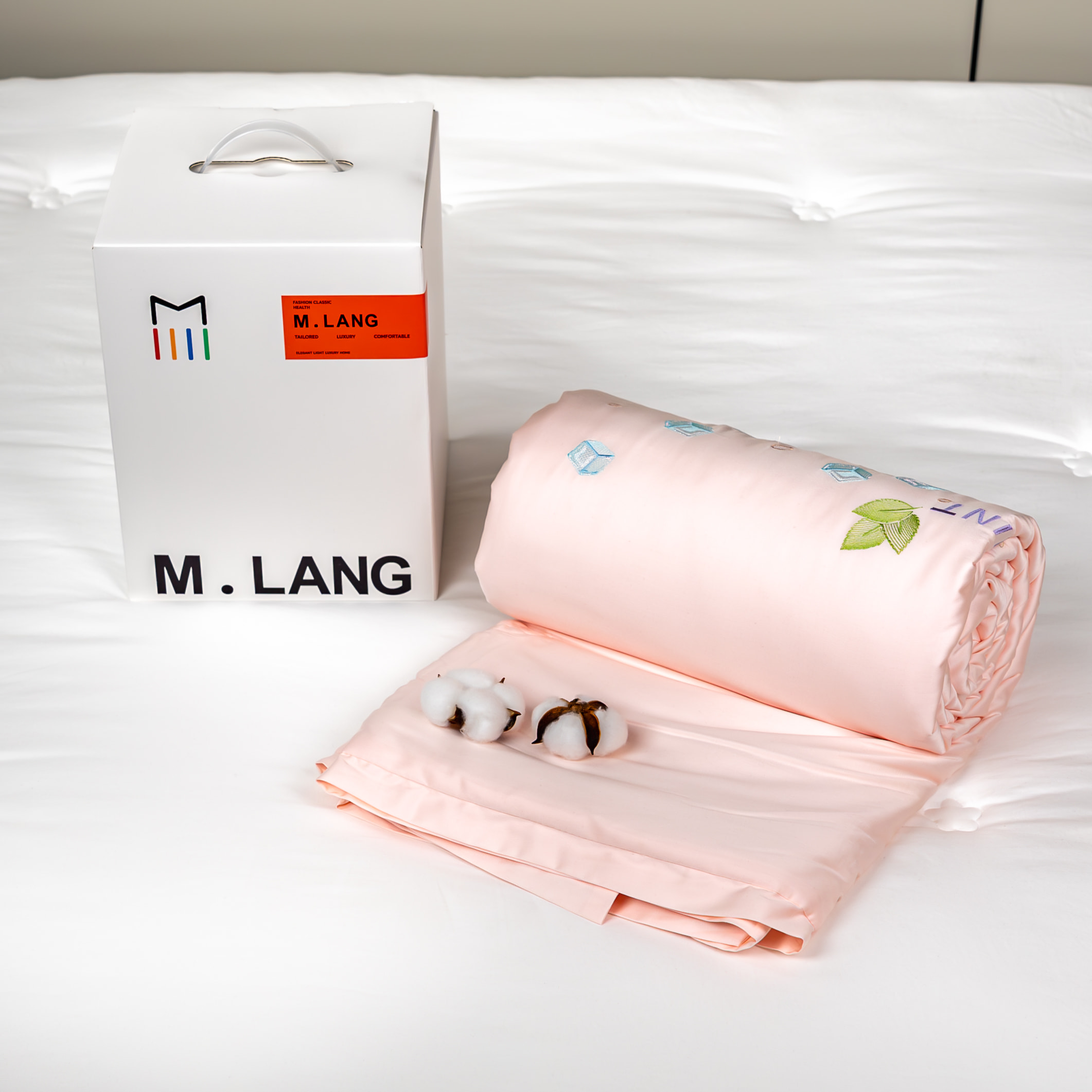 【M.LANG】莱赛尔天丝夏被200*230cm 冰块薄荷-粉