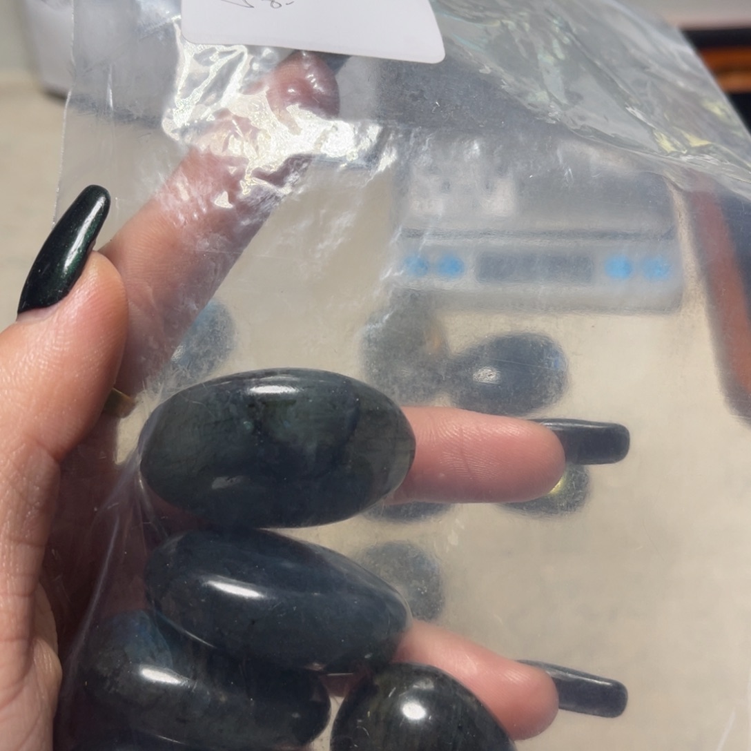 有机玻璃拉长石手把件