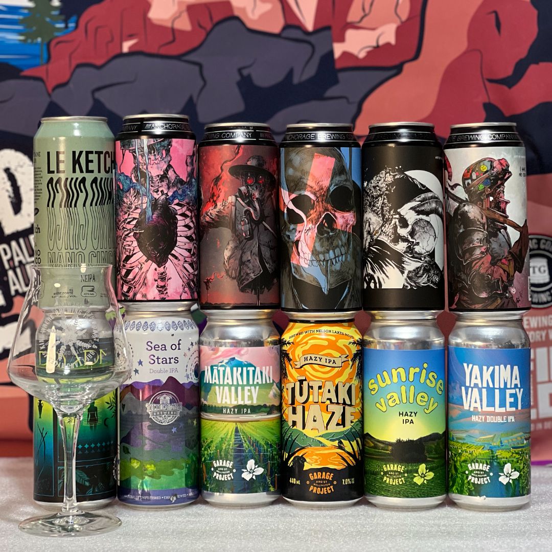 组合装美国进口安克雷奇精酿啤酒浑浊IPA 不再惧怕/远望/下次为止