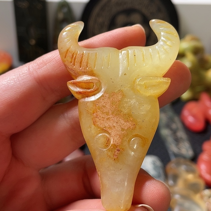 蛇纹石玉未镶嵌挂件