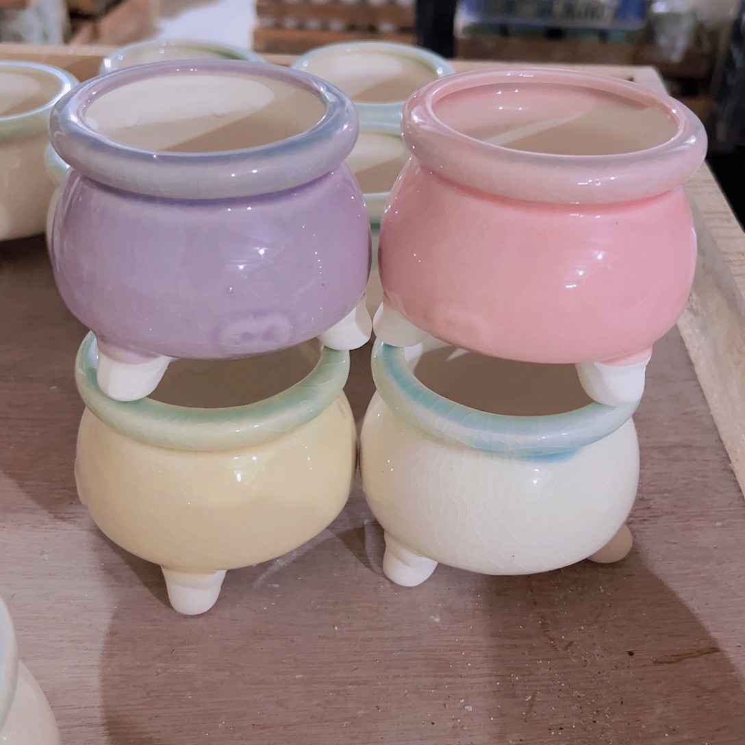 红陶陶瓷花盆满12包邮