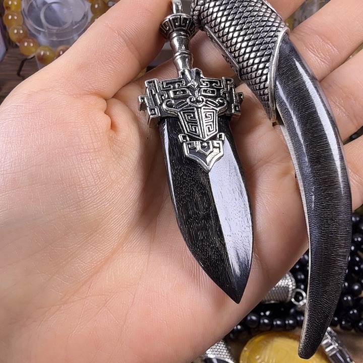 *****木质非金属摸金符➕宝剑