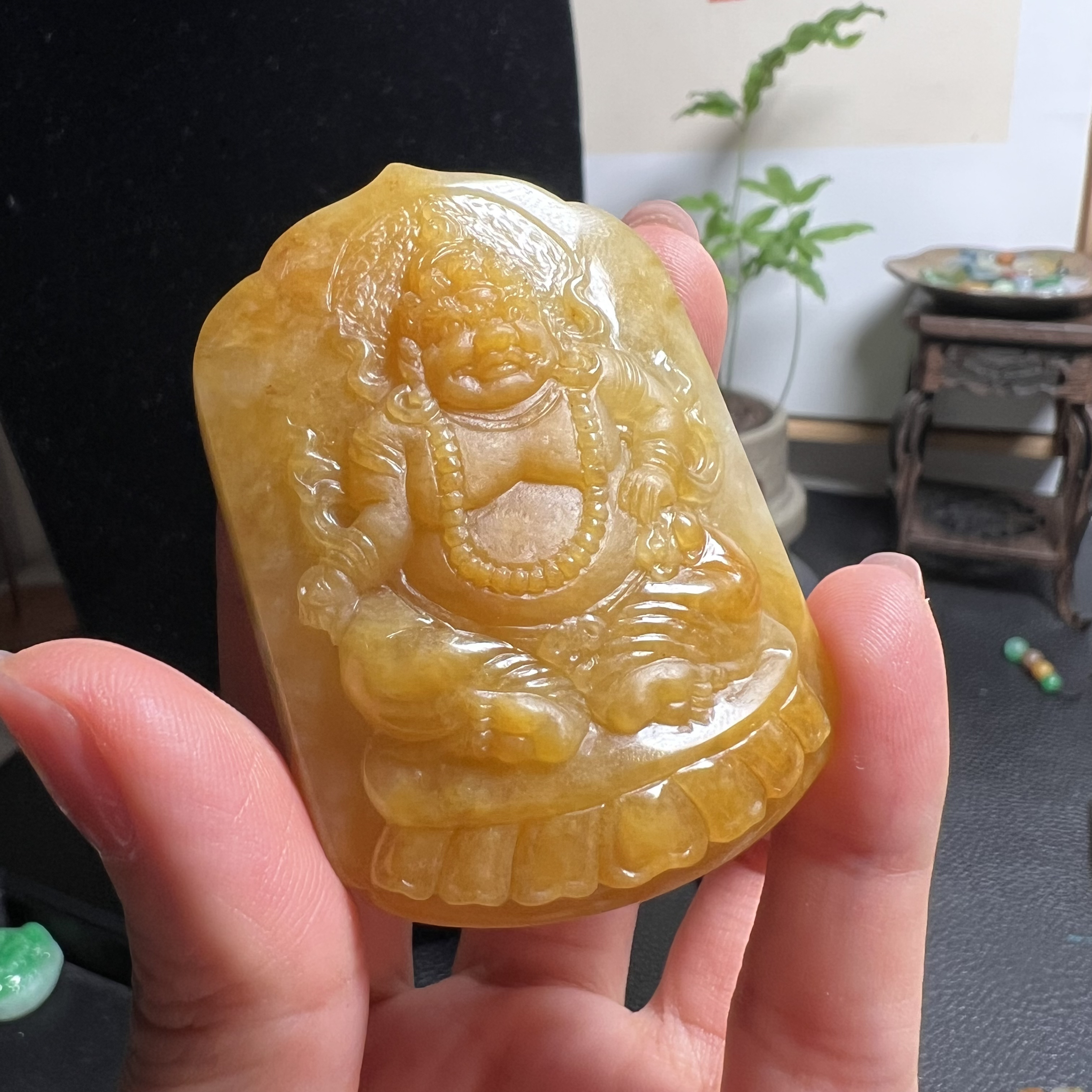 腾冲老料黄财神A货