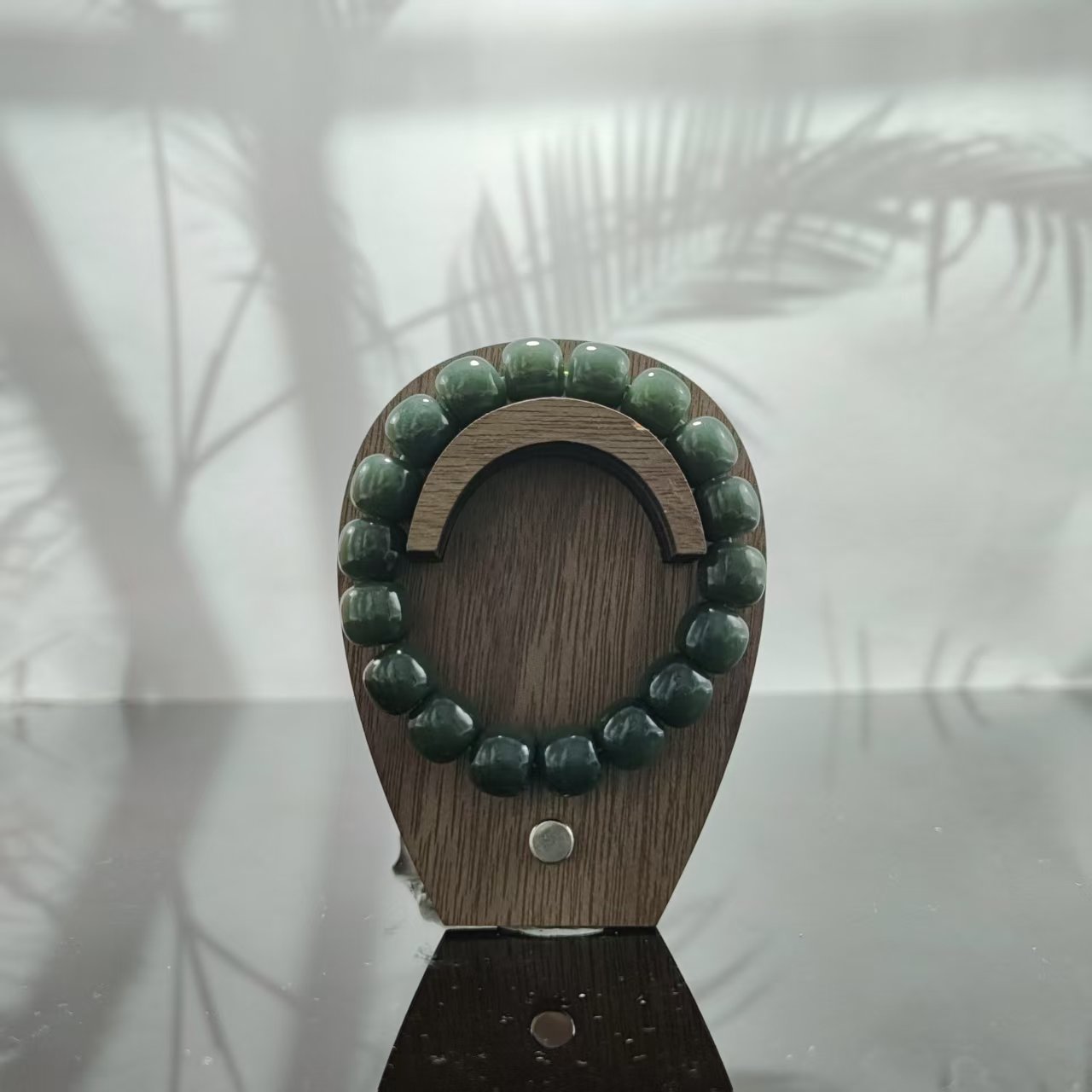 H和田玉桶珠手串（卡12）3866