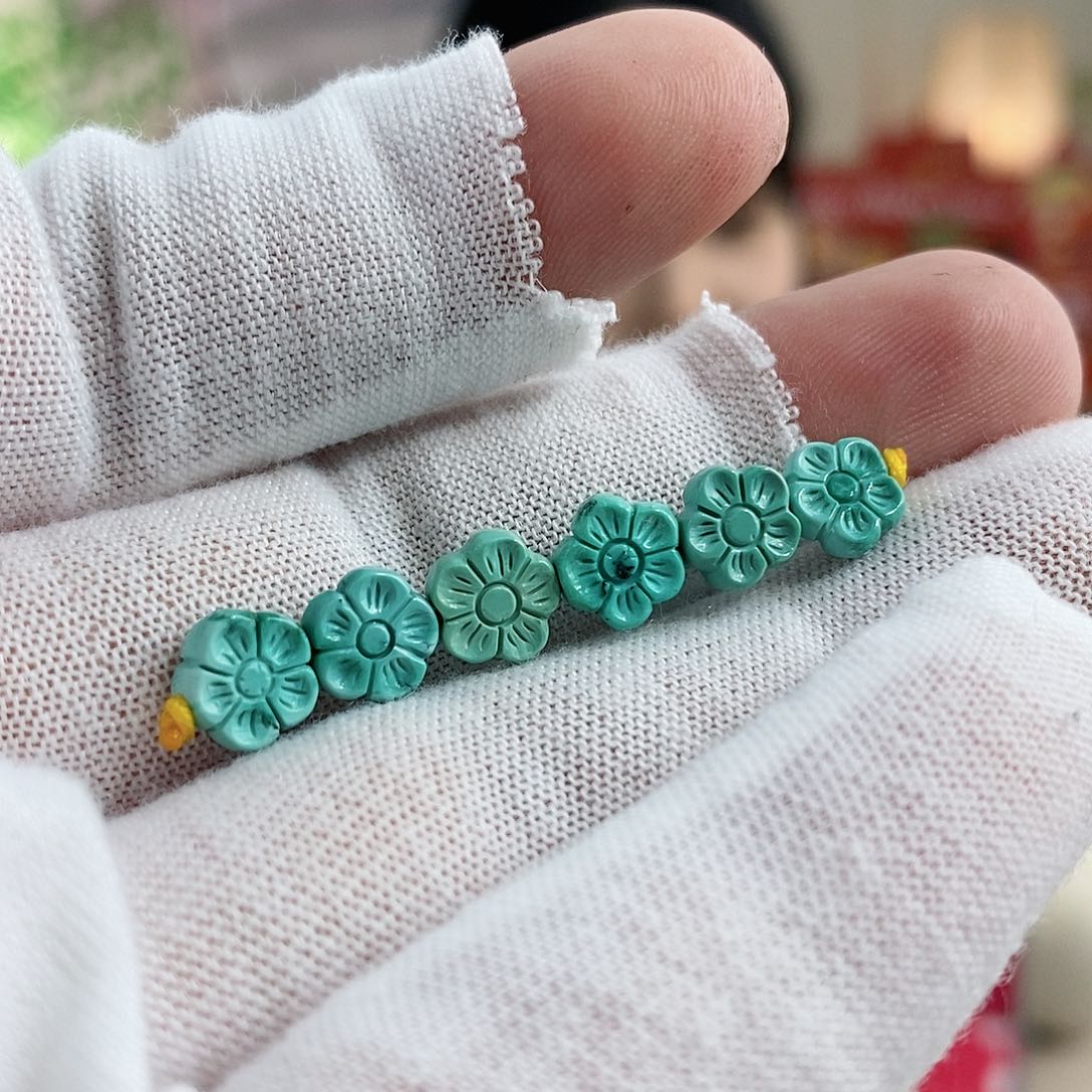 绿松石珠宝半成品未镶嵌