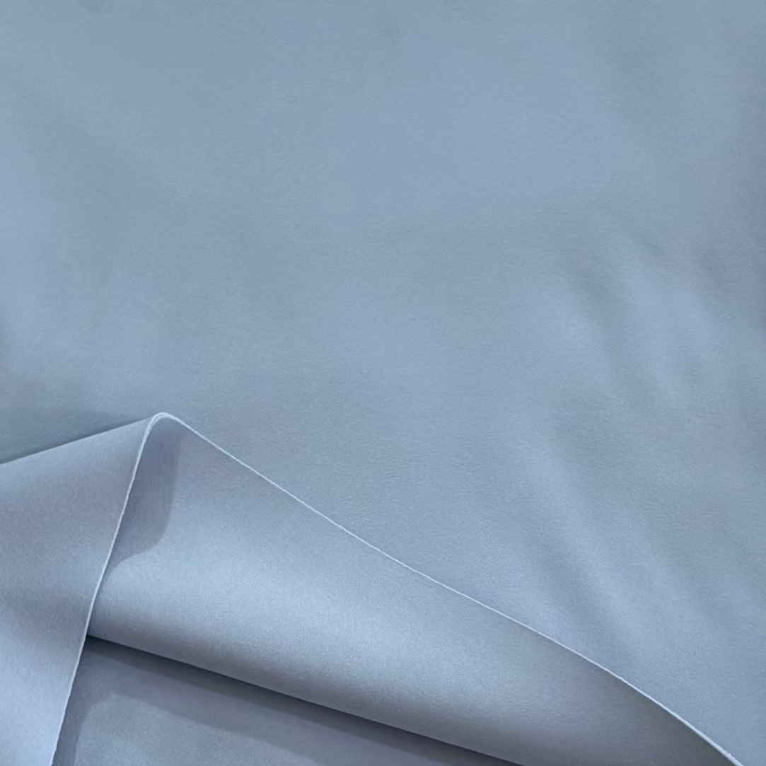 天蓝色加厚双面绒面料两米