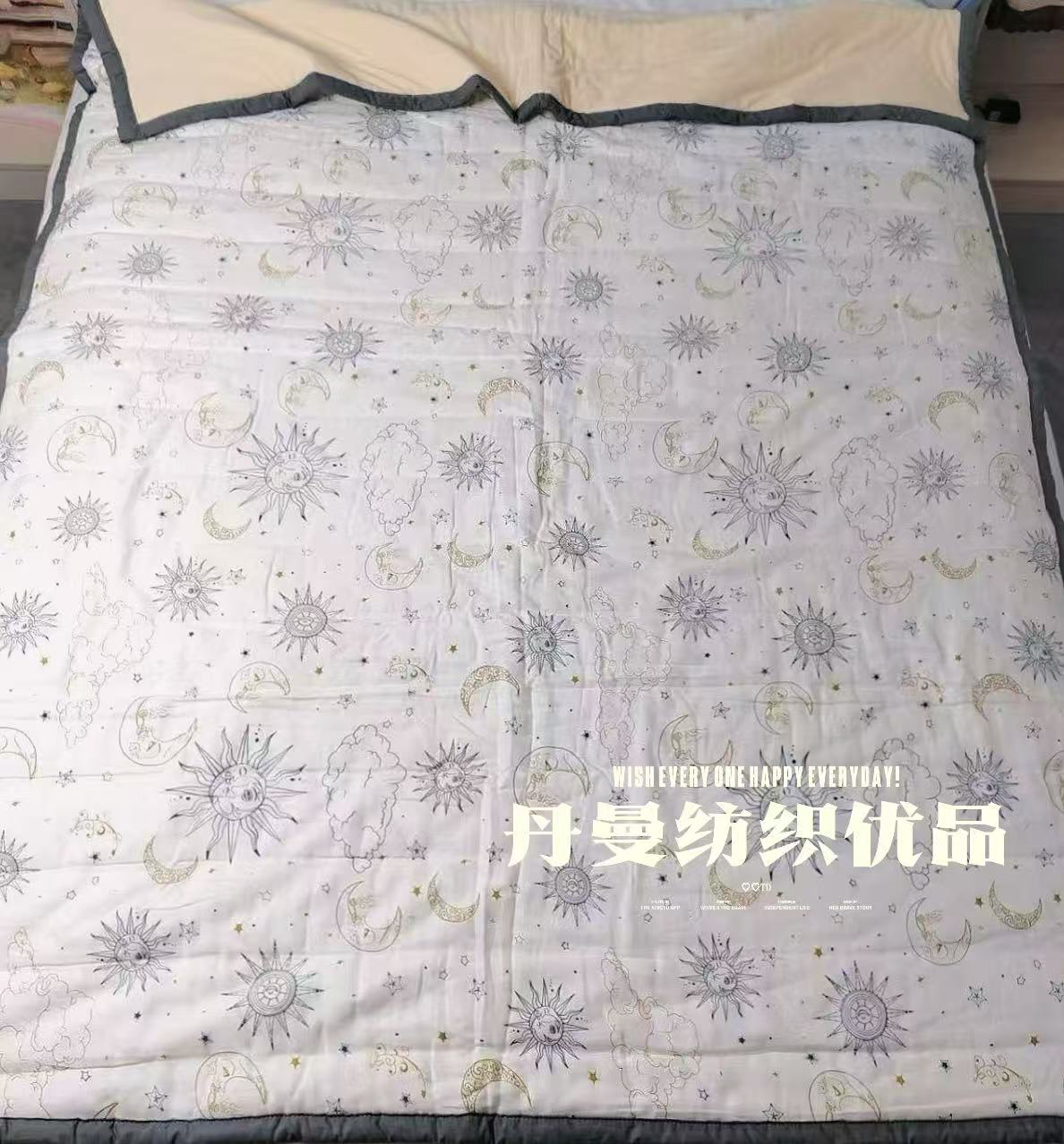 2米*2.3米A类新疆长绒脱脂棉夏凉被