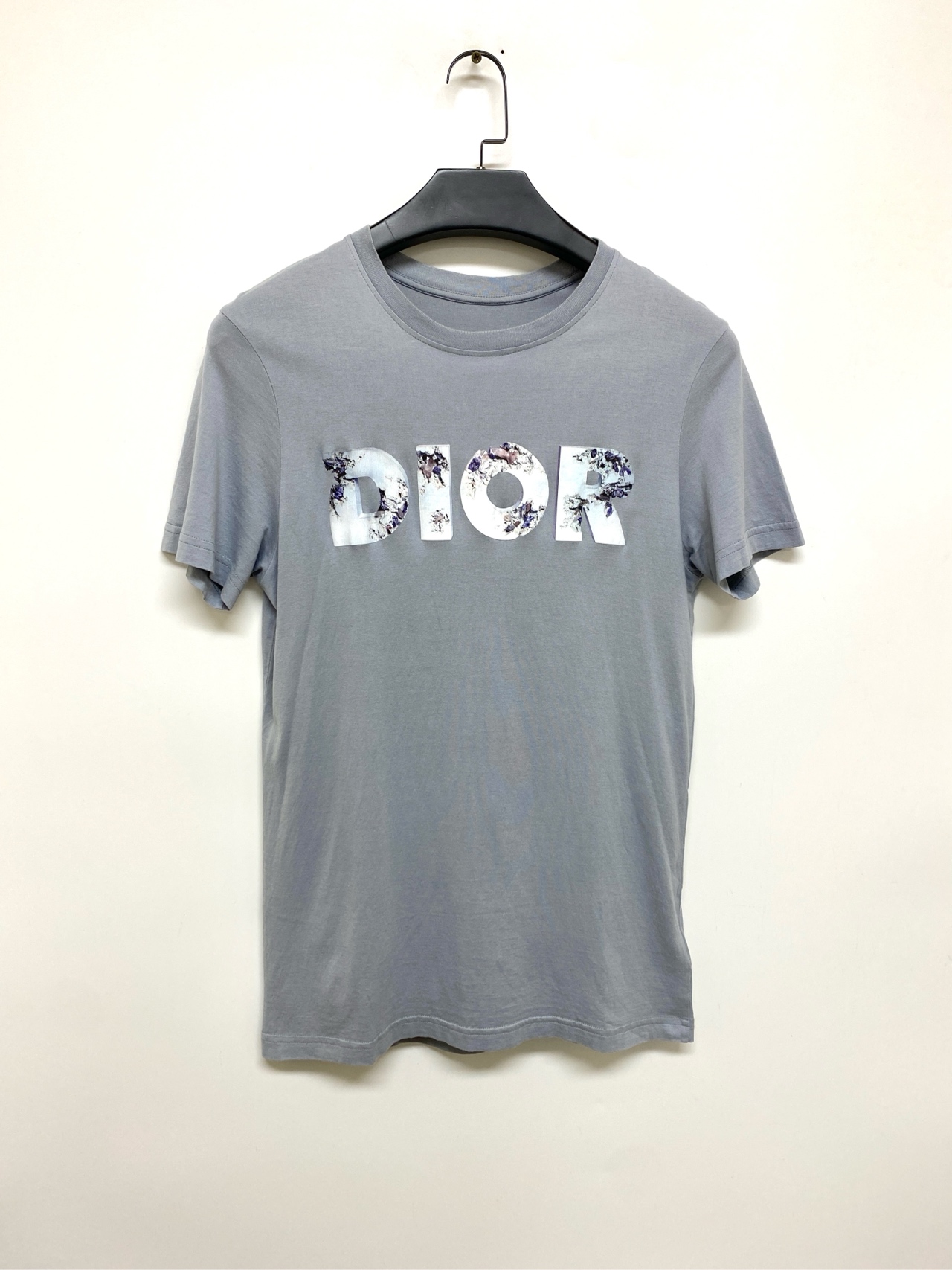 95新 DIOR/迪奥 空山基胸前logo短袖/S码/领表丢失/Y9740