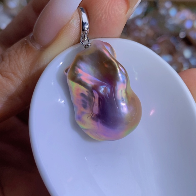 【闪购商品】合金淡水珍珠天然珍珠（微瑕）