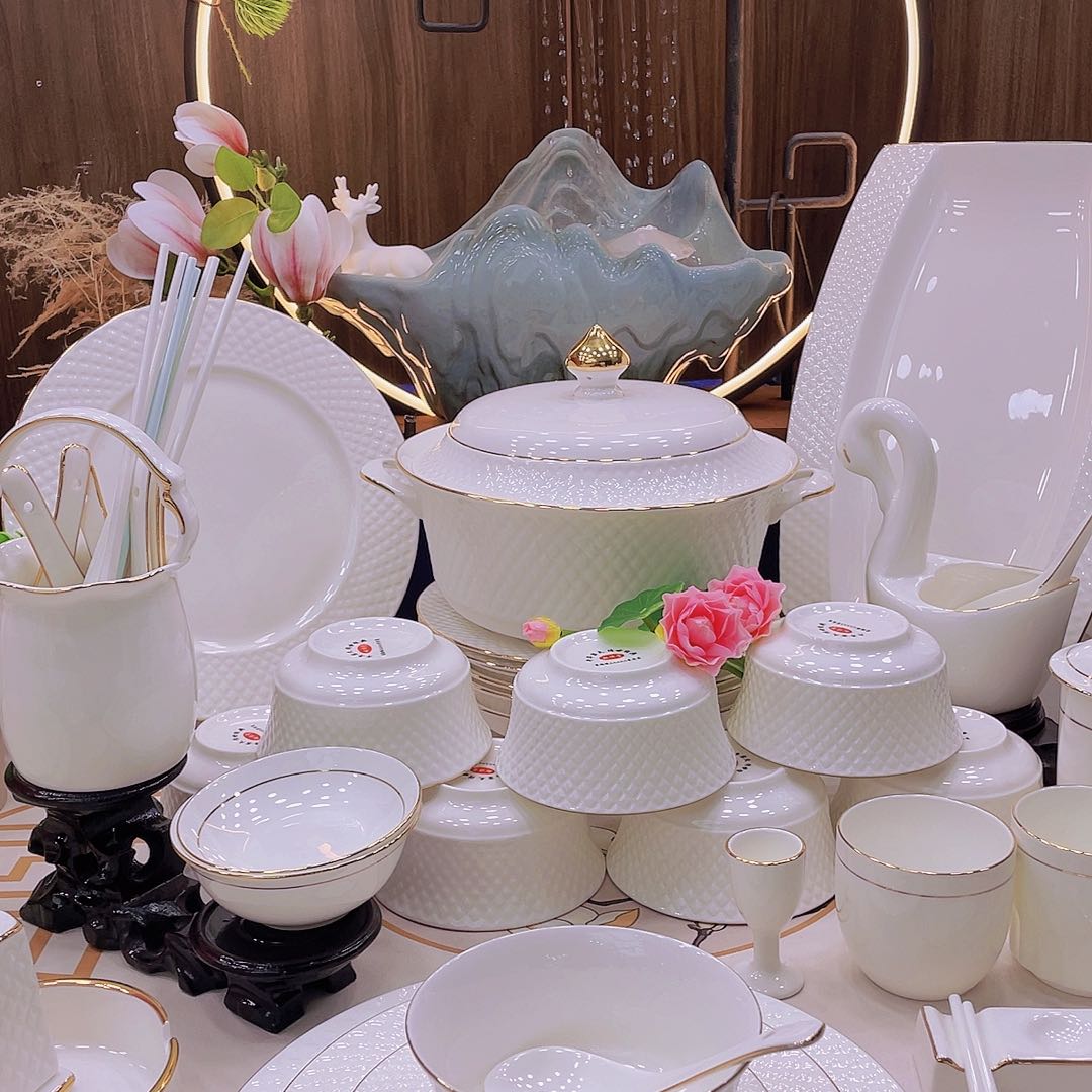 瓷景德镇碗碟单拍