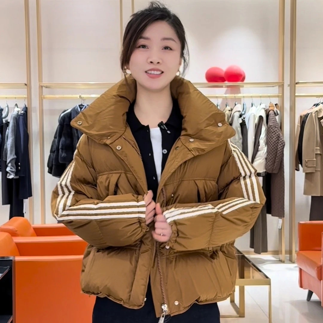 430022 玛丝恩迪秋冬新款时尚百搭短款羽绒服