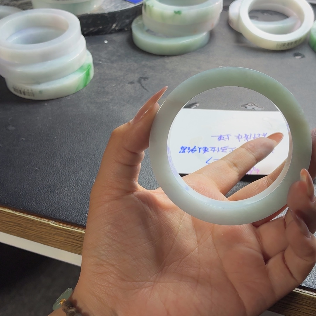 用***4定制翡翠未镶嵌翡翠翡翠