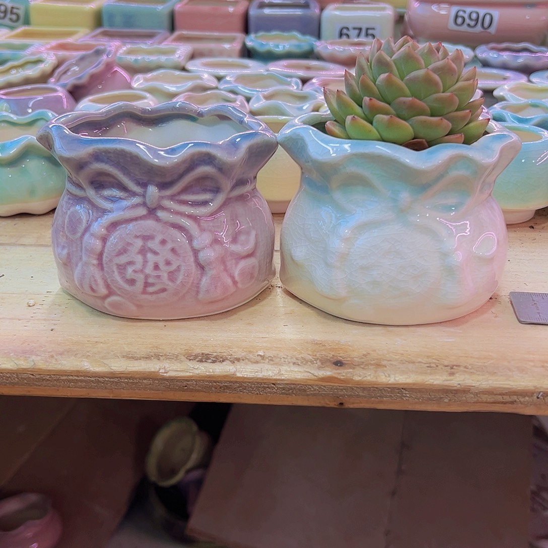 陶瓷花盆当场凑满12包邮