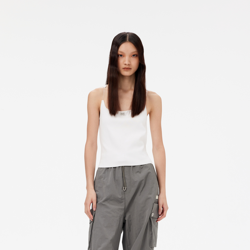 【达人专属】REVAN芮范甜酷风工字毛衣背心RM11202034