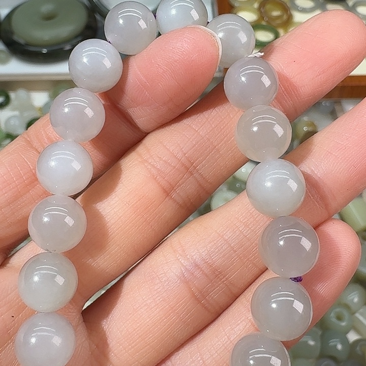 和田玉未镶嵌手链10mm