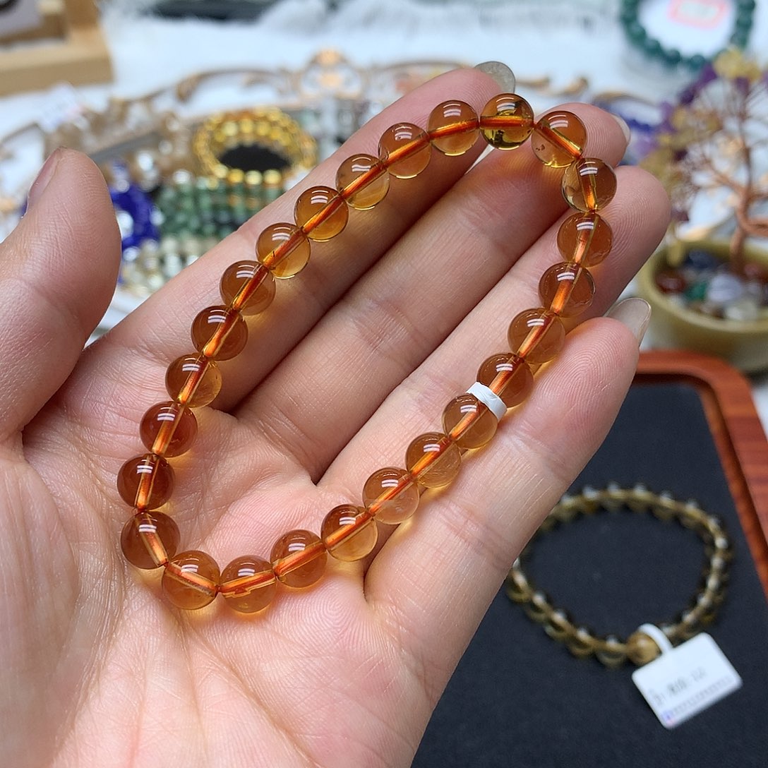 水晶未镶嵌手链手链