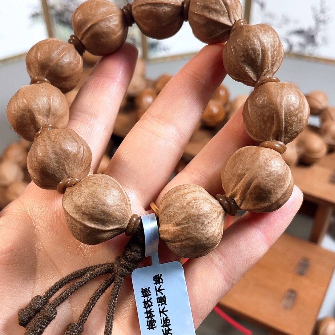 醉***蟹手串/手链橄榄核20/22梅林铁核