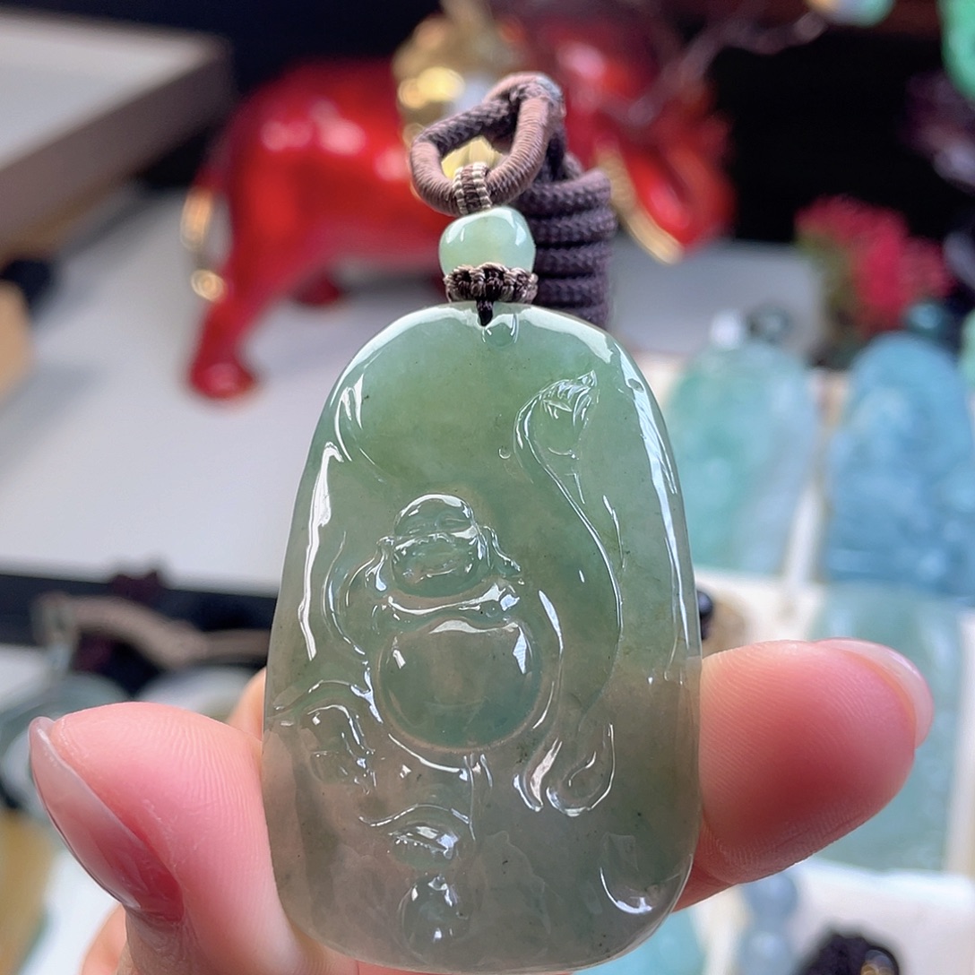 翡翠未镶嵌颈饰天然翡翠