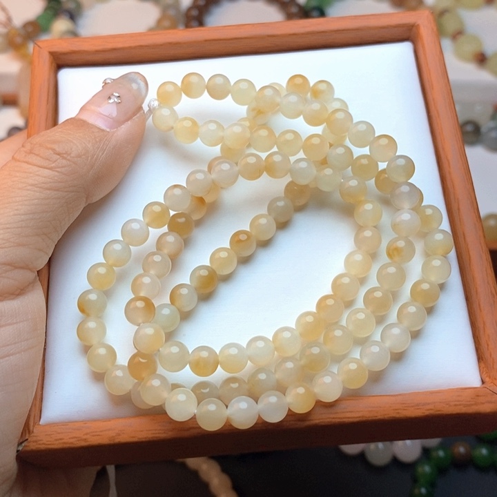 和田玉手链未镶嵌