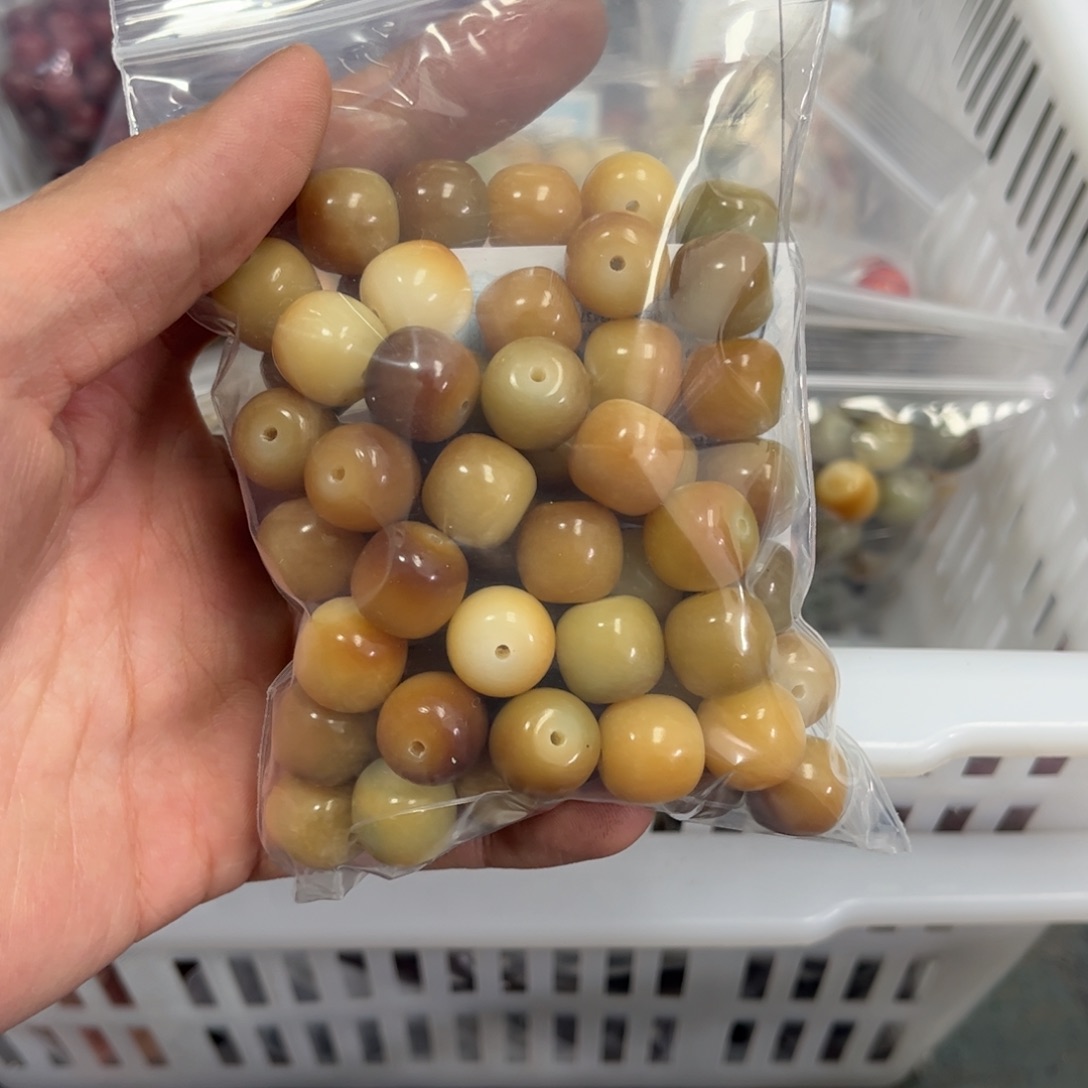 【闪购商品】白玉菩提吊坠z14/50颗锅底敦煌老型