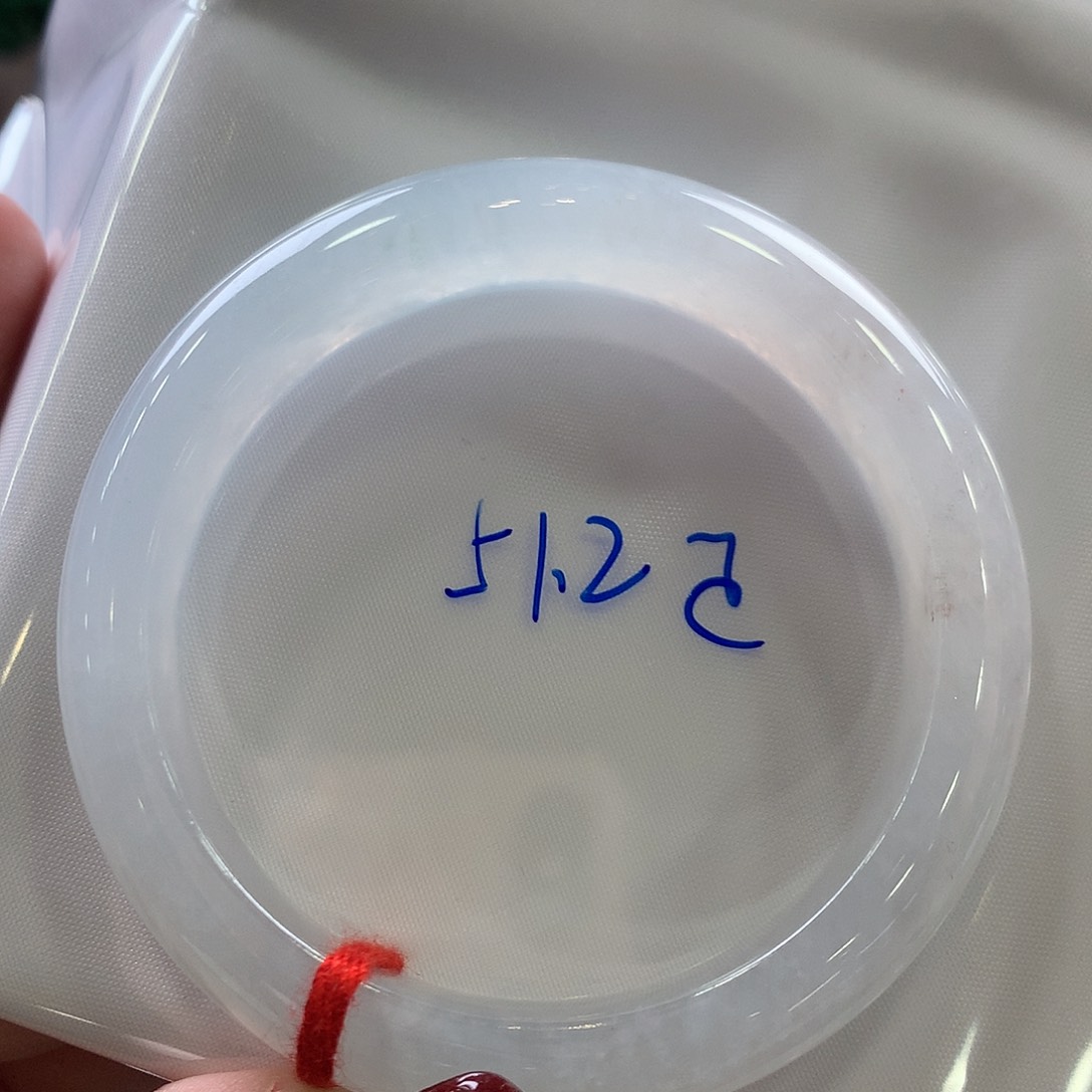 翡翠未镶嵌手镯51.2正圈