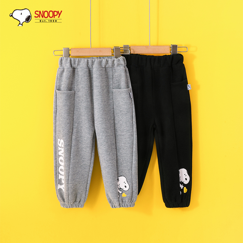 Snoopy/史努比2025男女童卫裤2-15岁中大童长裤BB05
