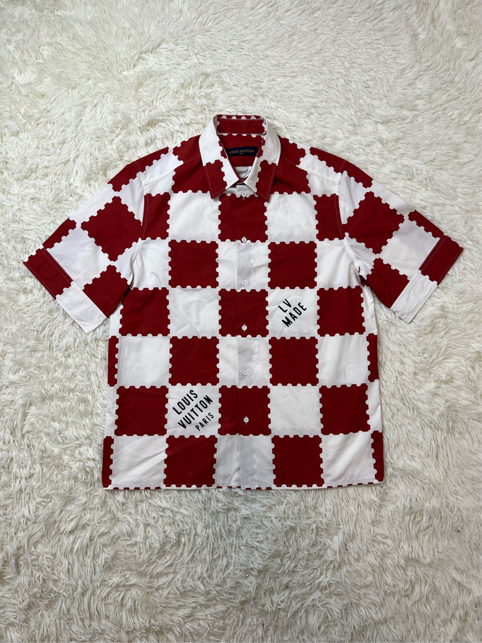 未使用 LouisVuitton/路易威登 nigo2联名短袖衬衫/L码/全新带吊