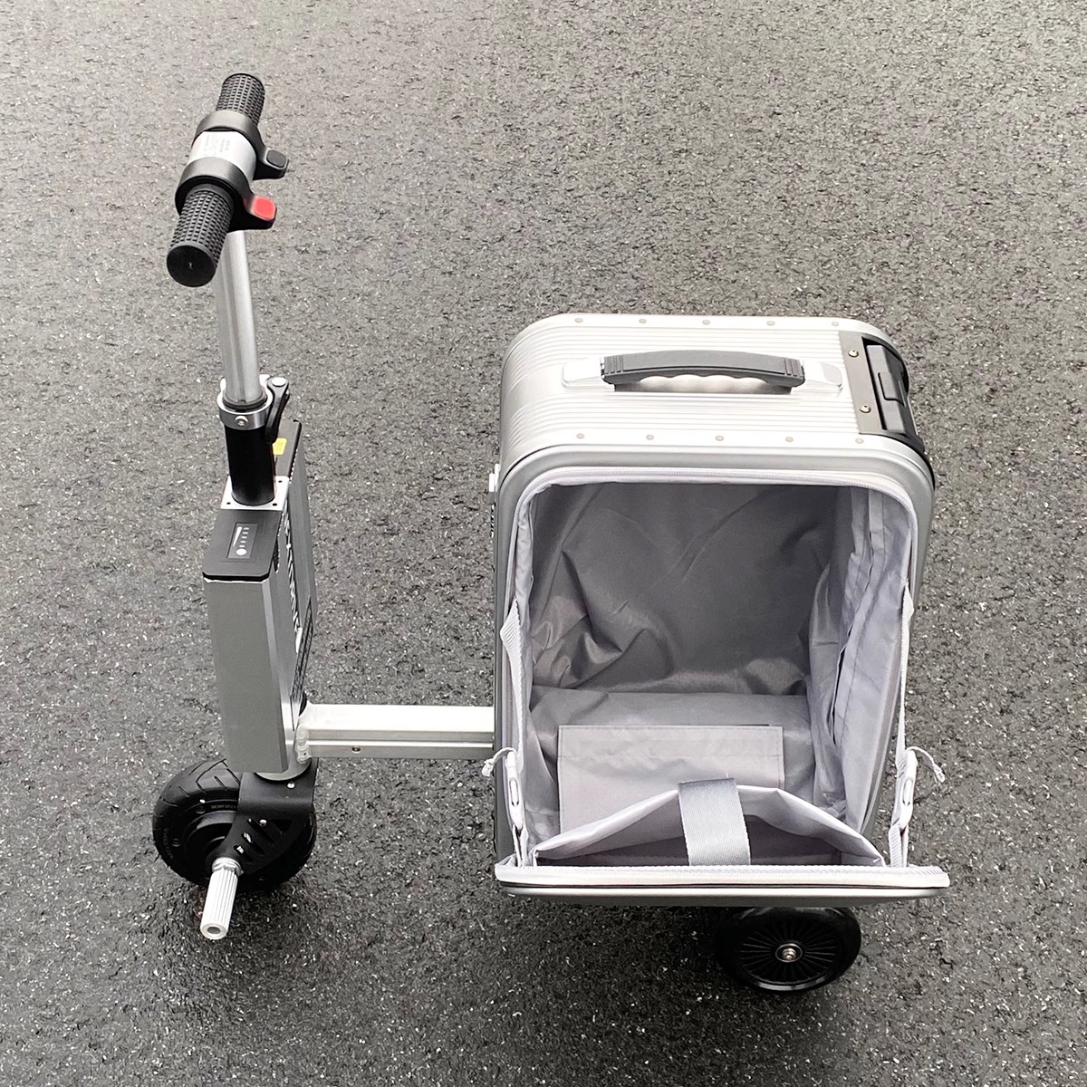 新款智能电动可骑行行李箱男女20寸可登机拉杆箱载人代步旅行箱