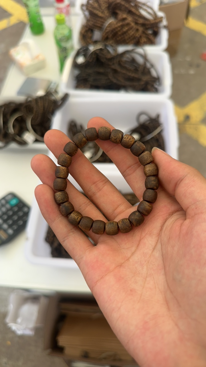 沉香【市寻琼香】海南沉香千里香0.9单圈手串6克➕@@5-24-12