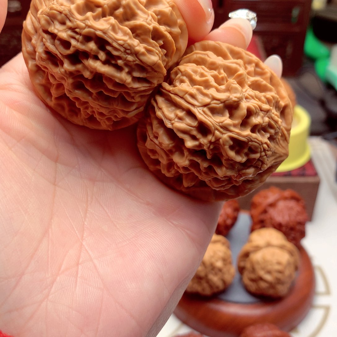 文玩核桃吊坠?****?寿桃全品。 6号