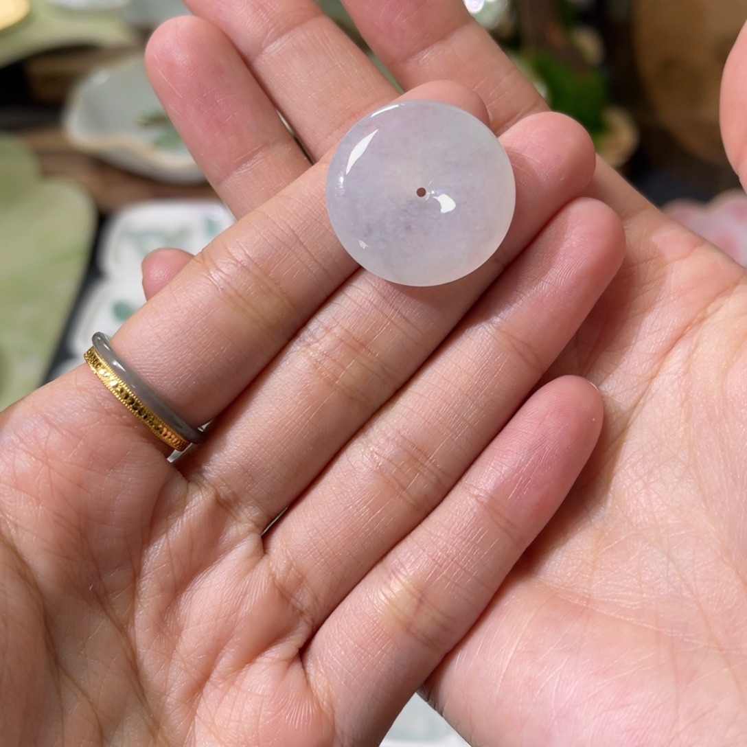 定制翡翠未镶嵌平安扣