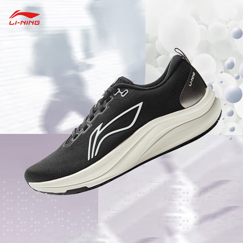 李宁赤兔8 女款2025春季新款轻量竞速低帮训练运动跑步鞋