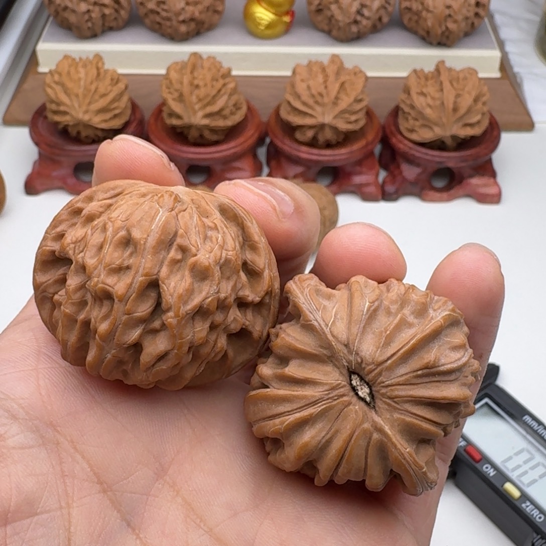 吊坠文玩核桃磨盘41