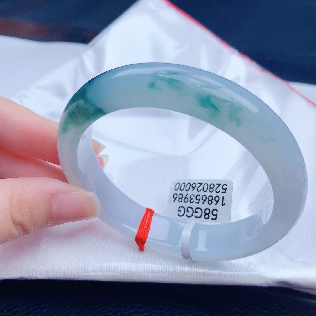 翡翠未镶嵌手镯缅甸天然翡翠a货手镯