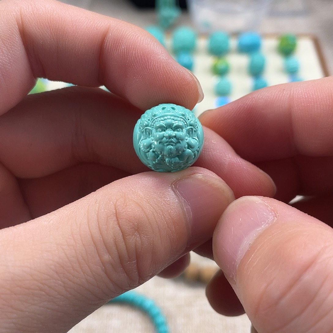 原生态湖北松配饰，直径15