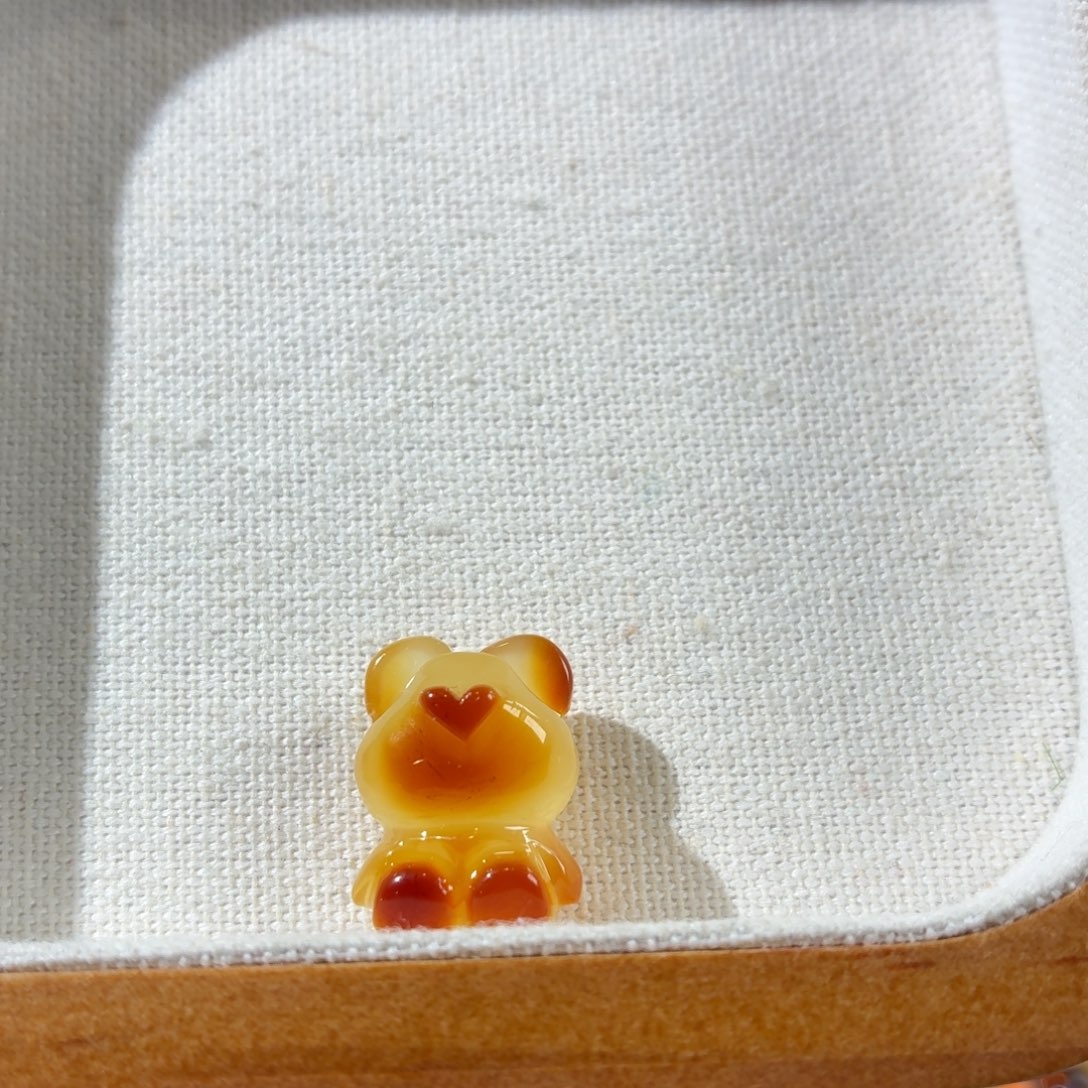 狐***闹蜜蜡未镶嵌裸石定制