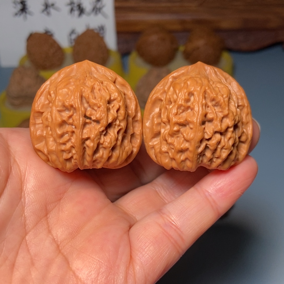 吊坠文玩核桃金钟罩铁布衫精对 35 34