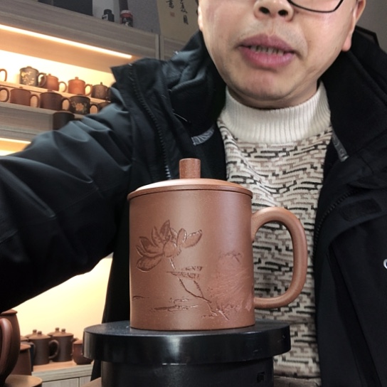 段泥茶杯办公杯容量400